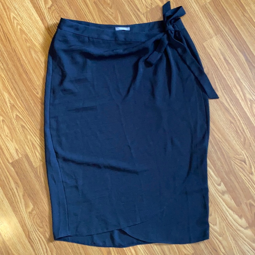 Maurice Navy Blue Wrap skirt XL